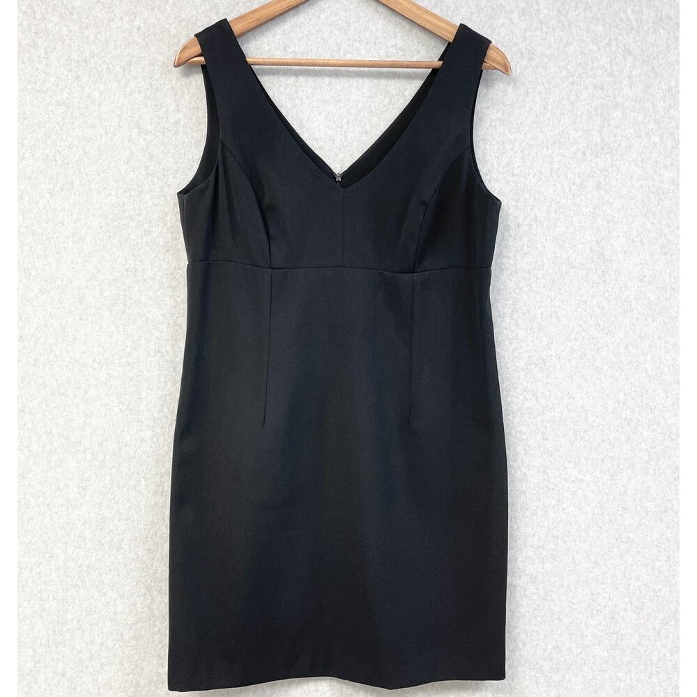 Y2K BCBG Paris Sheath Dress Womens 12 Minimal Classic Staple Office Siren Retro